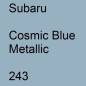 Preview: Subaru, Cosmic Blue Metallic, 243.